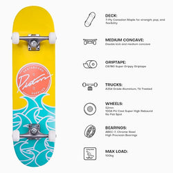 WAVES | 8.0 COMPLETE SKATEBOARD