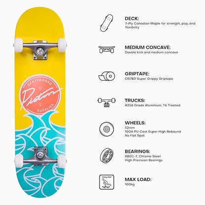 WAVES | 8.0 COMPLETE SKATEBOARD