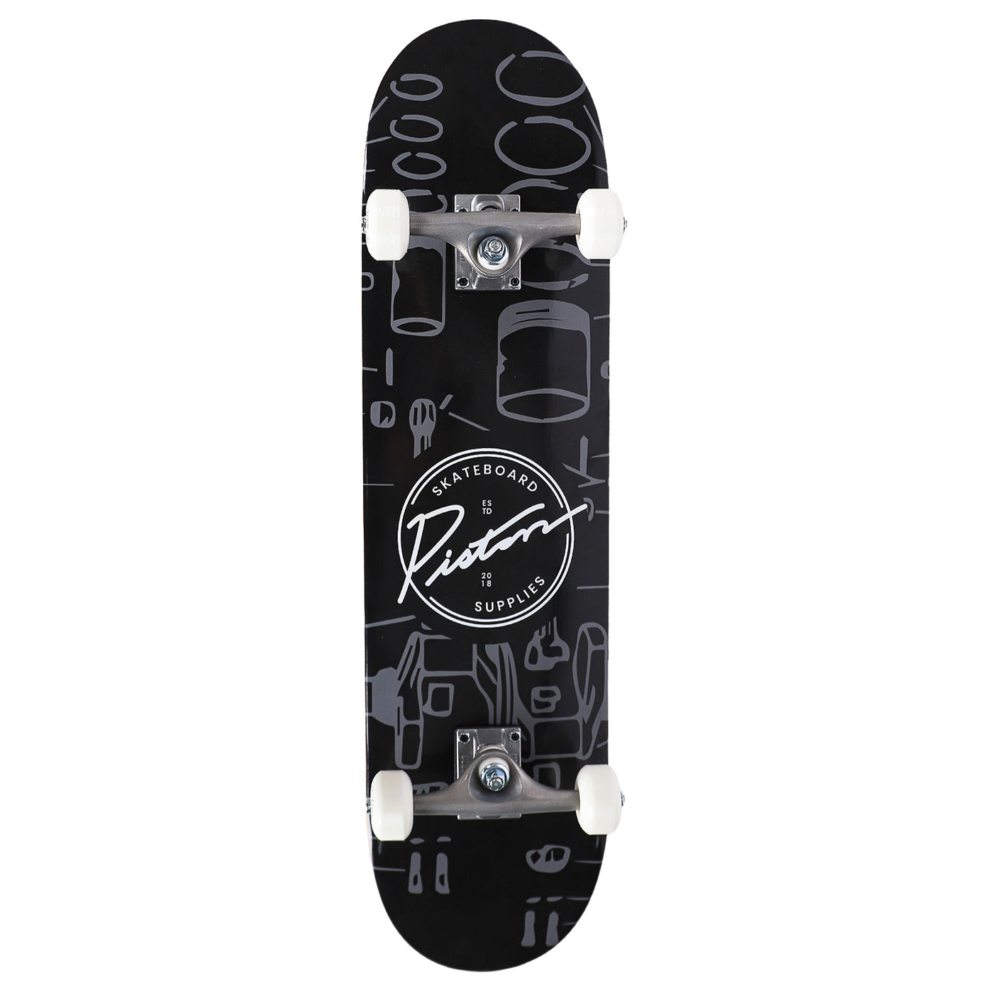 DIAGRAM I 8.0 COMPLETE SKATEBOARD
