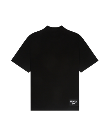 HEARTY SKATE CUSTOMS T-SHIRT BLACK - UNISEX