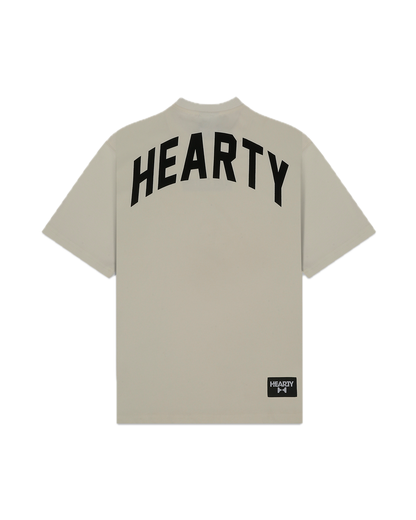 HEARTY SKATE CUSTOMS T-SHIRT - CREAM (UNISEX)