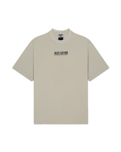 SKATE CUSTOMS T-SHIRT - CREAM