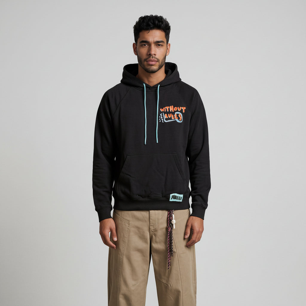 ARTY EXPRESSION | BLACK HOODIE product image