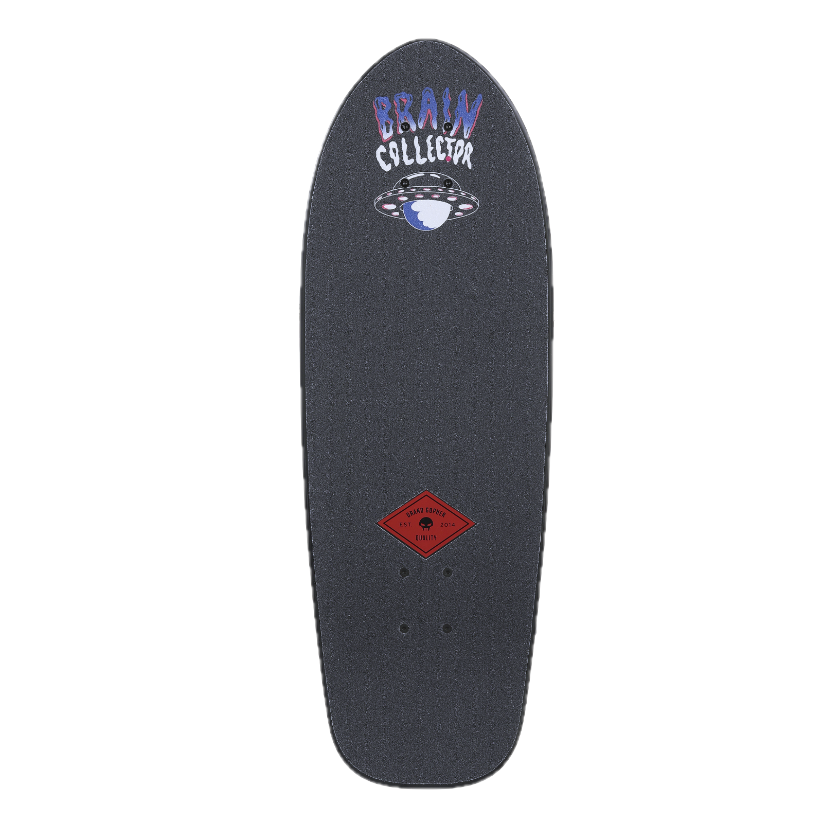 Grand Gopher Surf Skate-Brain Collector RED- 28 Inches (Best Size for Girl)