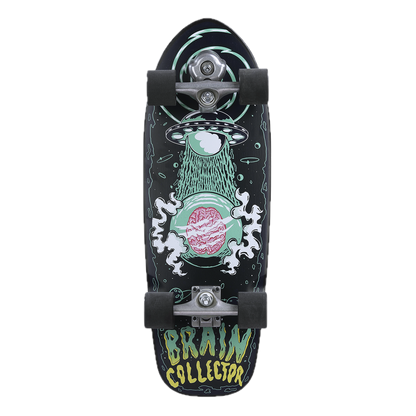 Grand Gopher Surf Skate-Brain Collector Green- 28 Inches (Best Size for Girl)
