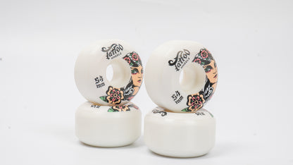 Tattoo Skateboard Wheels 54mm/ SANORITA