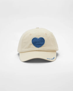 Denim Drip Cap Off White