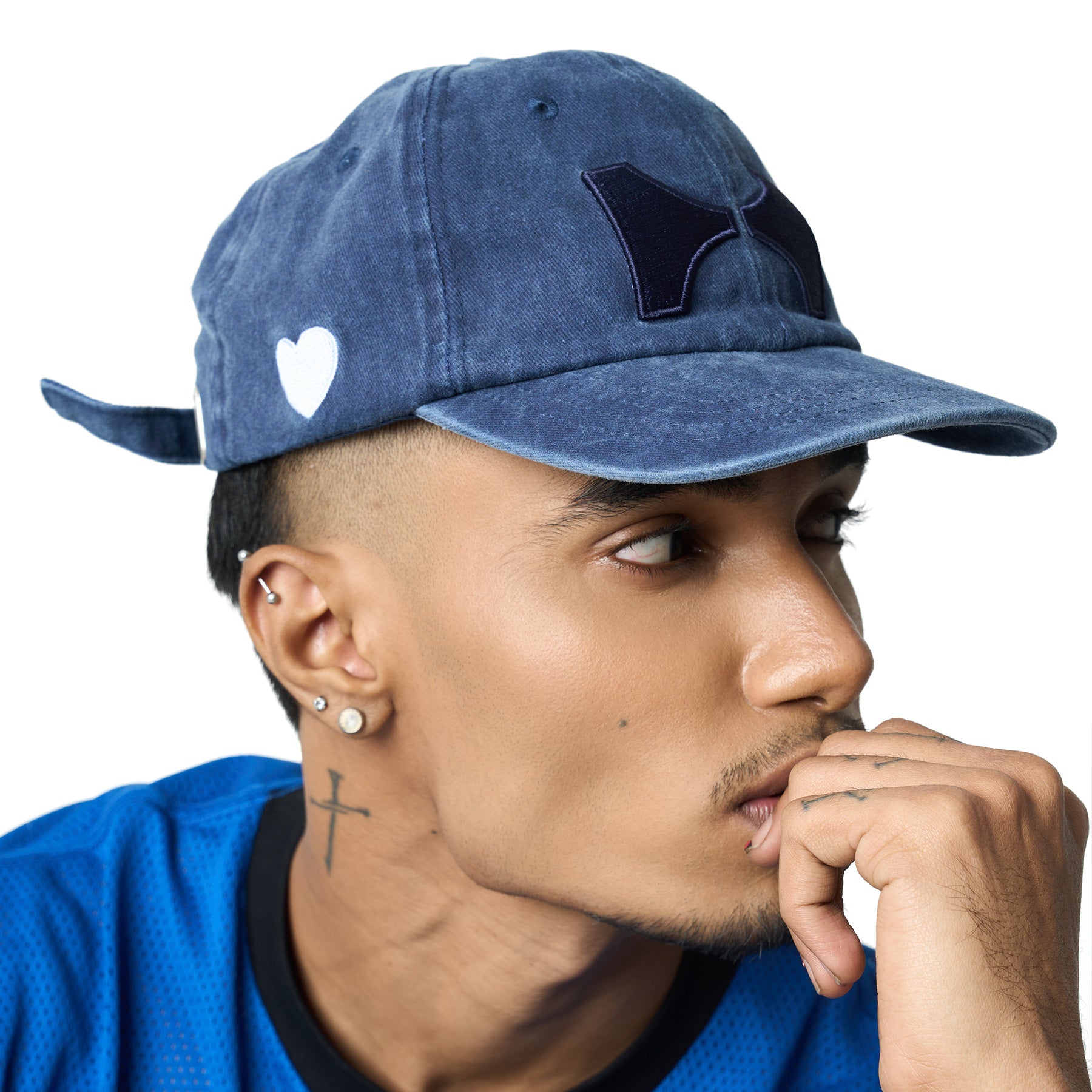 DENIM UNSTRUCTURED WASHED BLUE