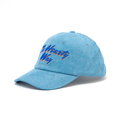 ICE BLUE CORDUROY CAP