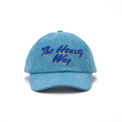 ICE BLUE CORDUROY CAP