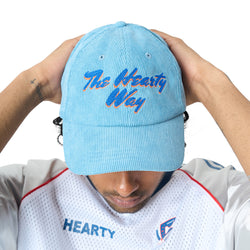 ICE BLUE CORDUROY CAP