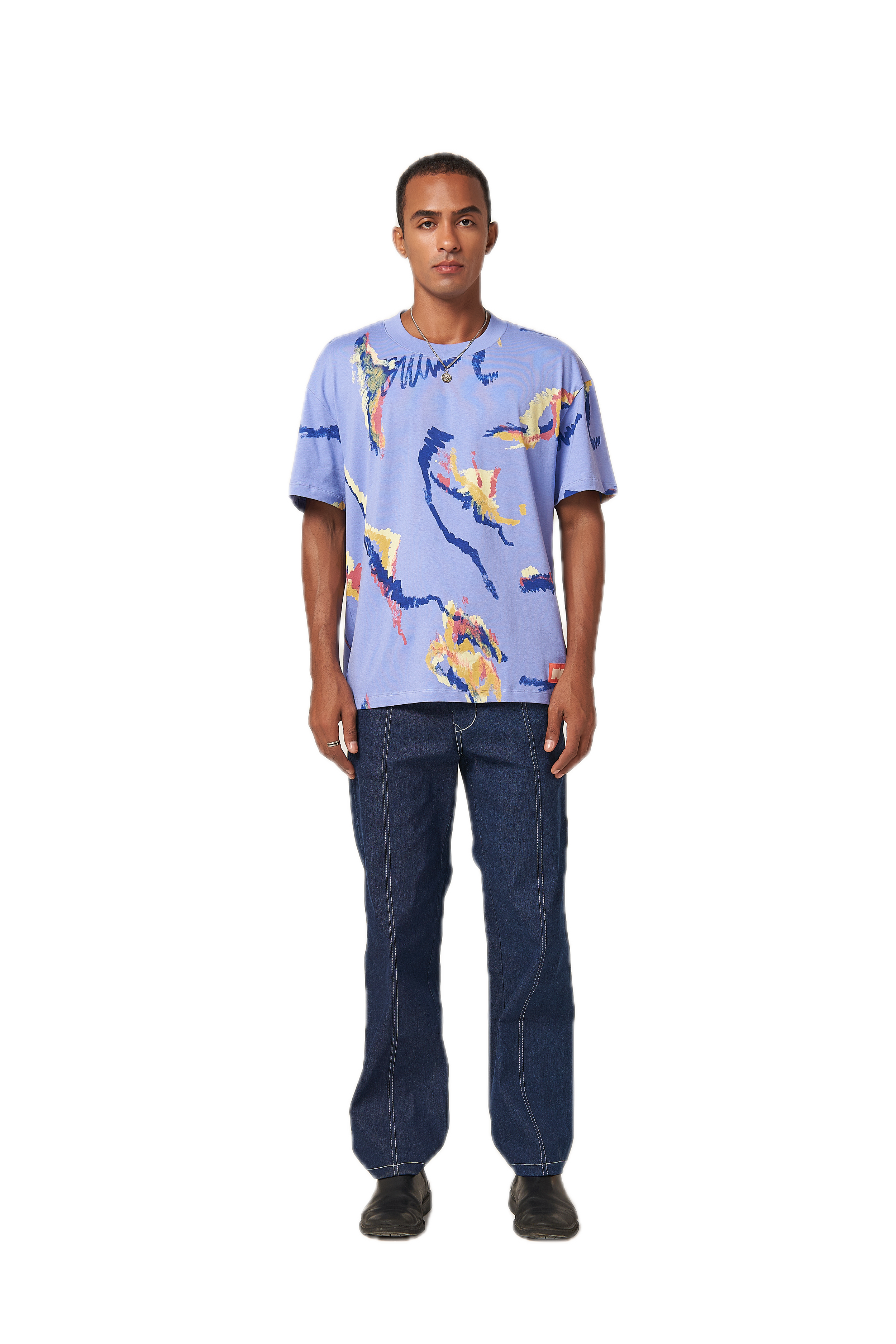 Multi Scribble T‐Shirt