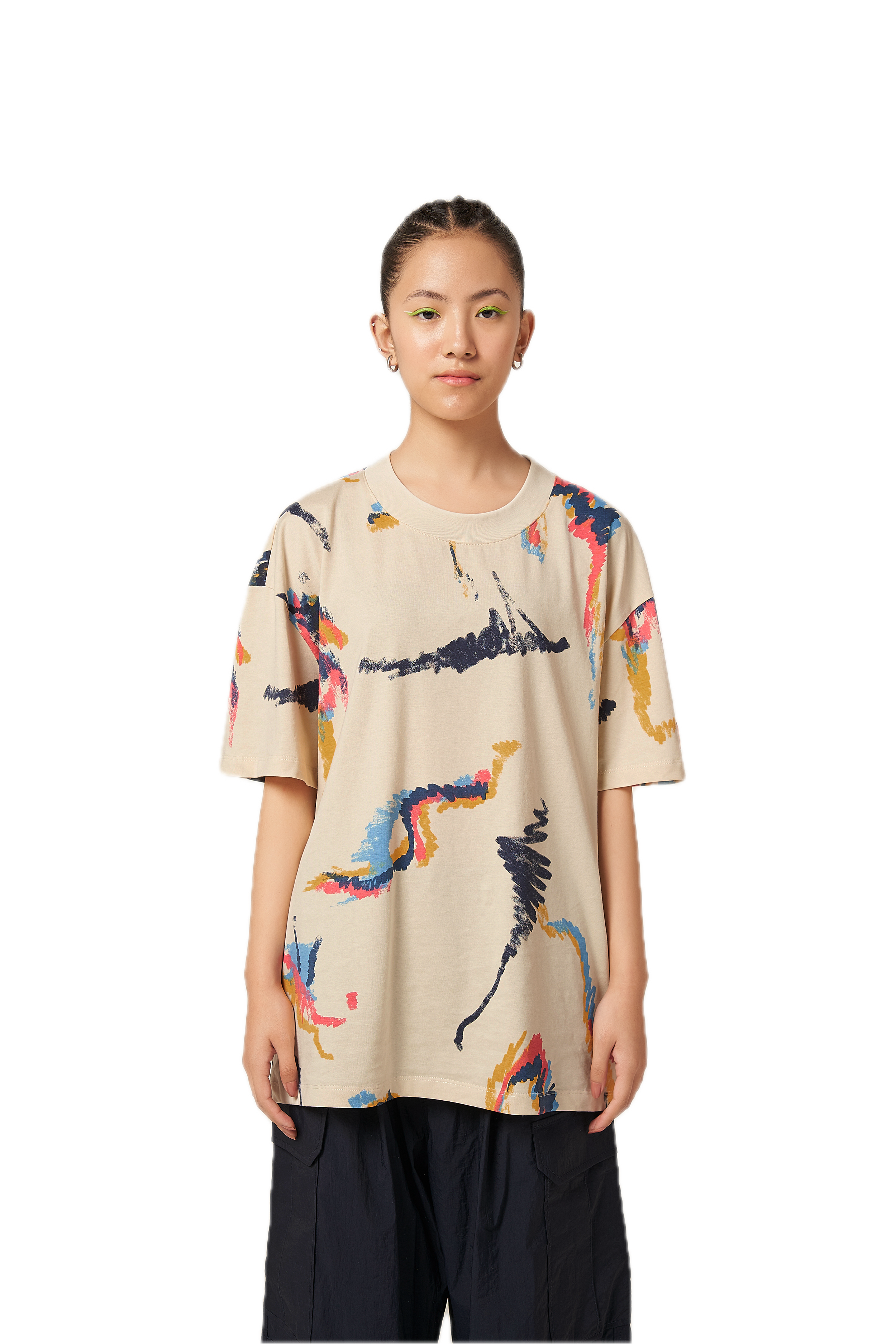 Multi Scribble T‐Shirt