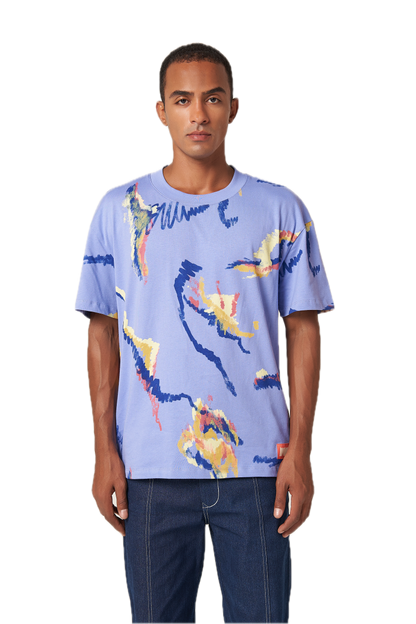 Multi Scribble T‐Shirt