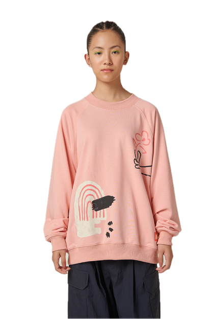 Storyteller Sweatshirt Pink