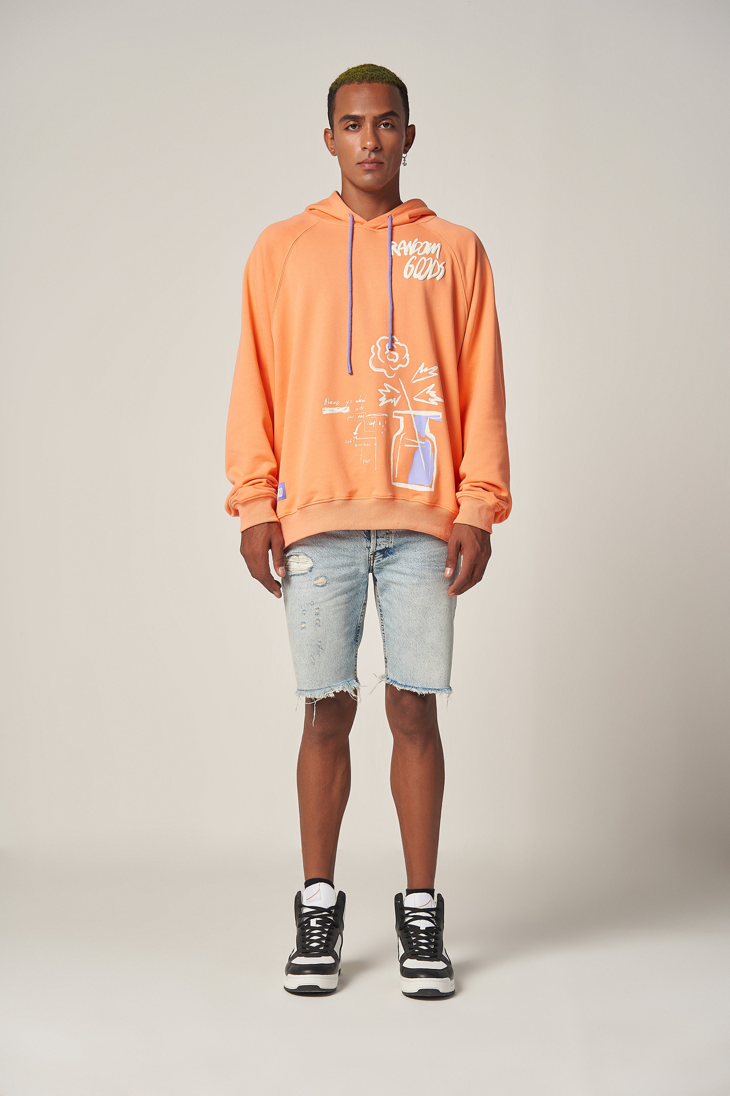 Daily Success Hoodie-Peach