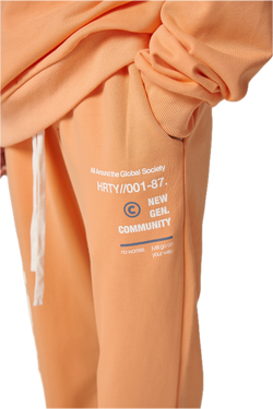 Global Society Orange Sweatpant