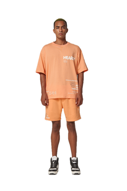 Global Society Orange Shorts
