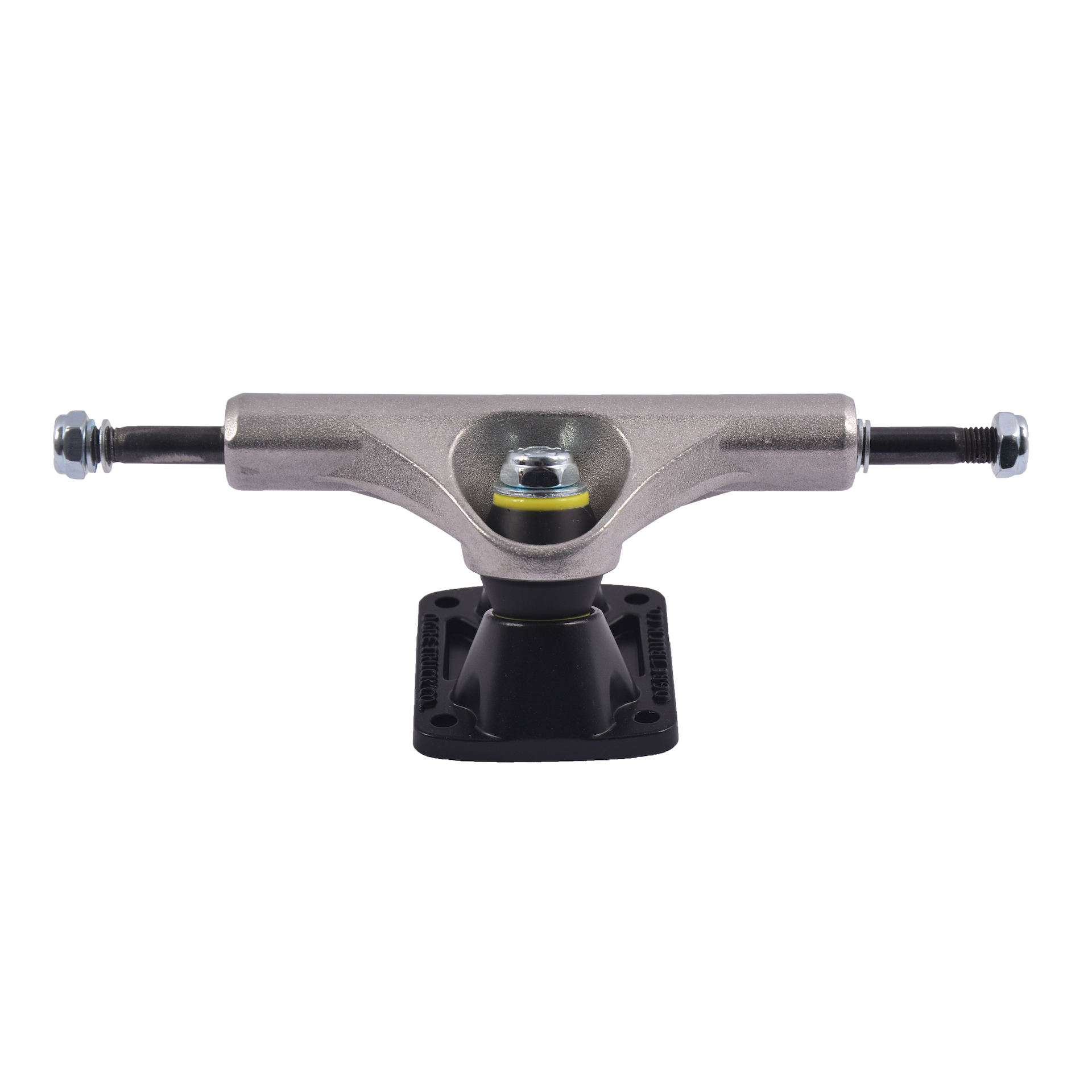 OGRE SKATEBOARD TRUCKS- PLUTO SERIES- RAW/MATTE BLACK