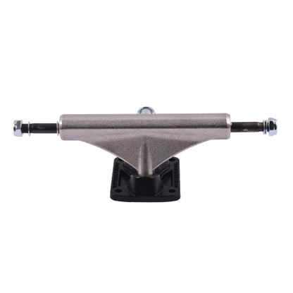 OGRE SKATEBOARD TRUCKS- PLUTO SERIES- RAW/MATTE BLACK