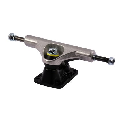 OGRE SKATEBOARD TRUCKS- PLUTO SERIES- RAW/MATTE BLACK