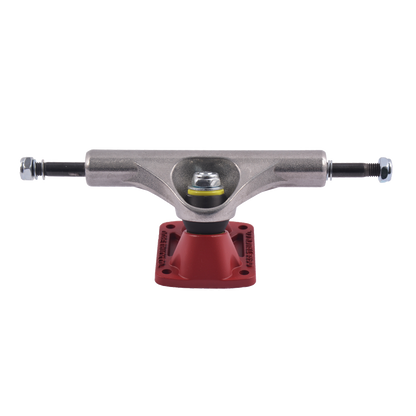 OGRE SKATEBOARD TRUCKS- PLUTO SERIES- RAW/RED