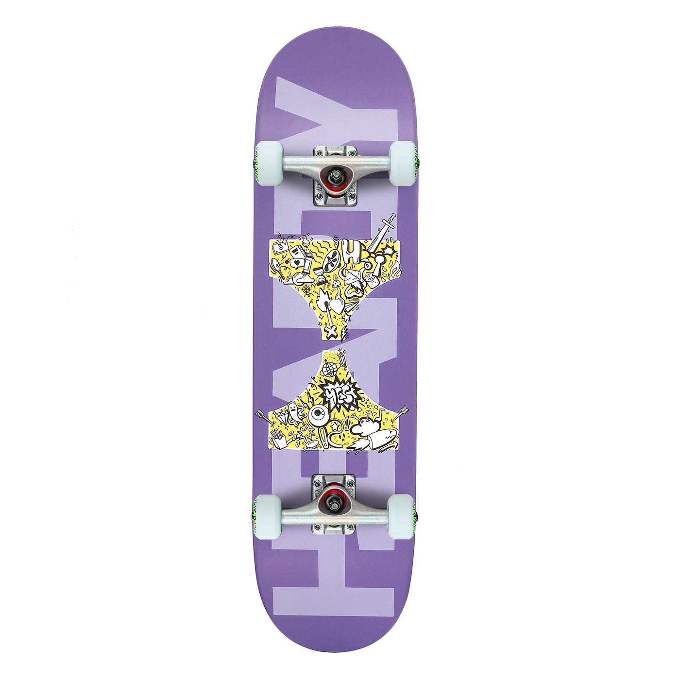 HOUR GLASS PURPLE PRO -SKATEBOARD