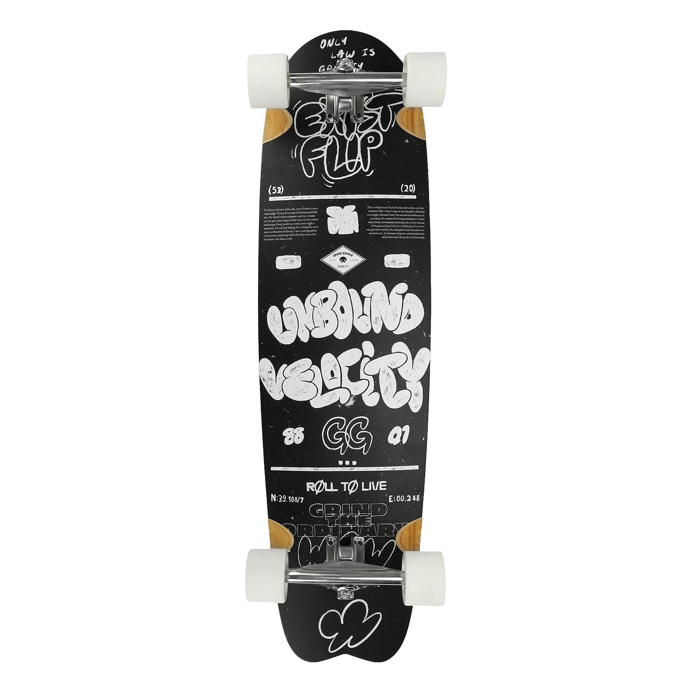 UNBOUND VELOCITY | ROCKER LONGBOARD