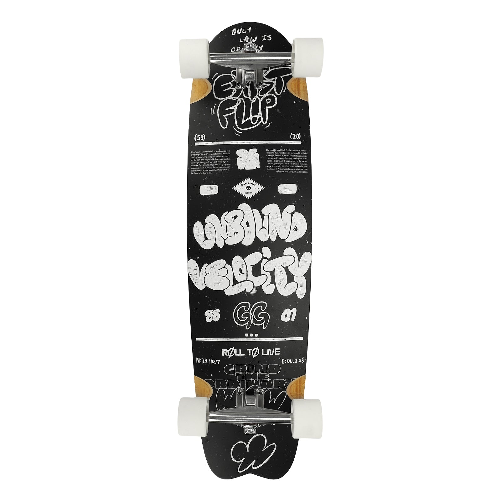 UNBOUND VELOCITY | ROCKER LONGBOARD