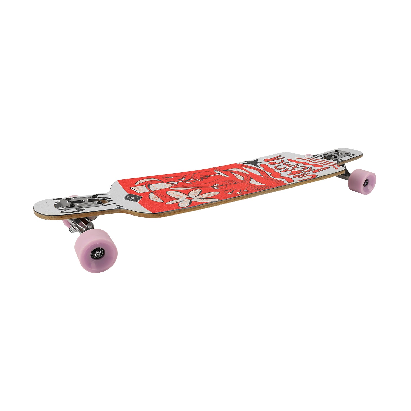 URBAN DREAMER | RED DROPTHROUGH LONGBOARD