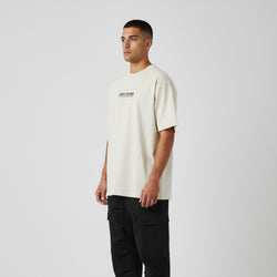 SKATE CUSTOMS T-SHIRT - CREAM