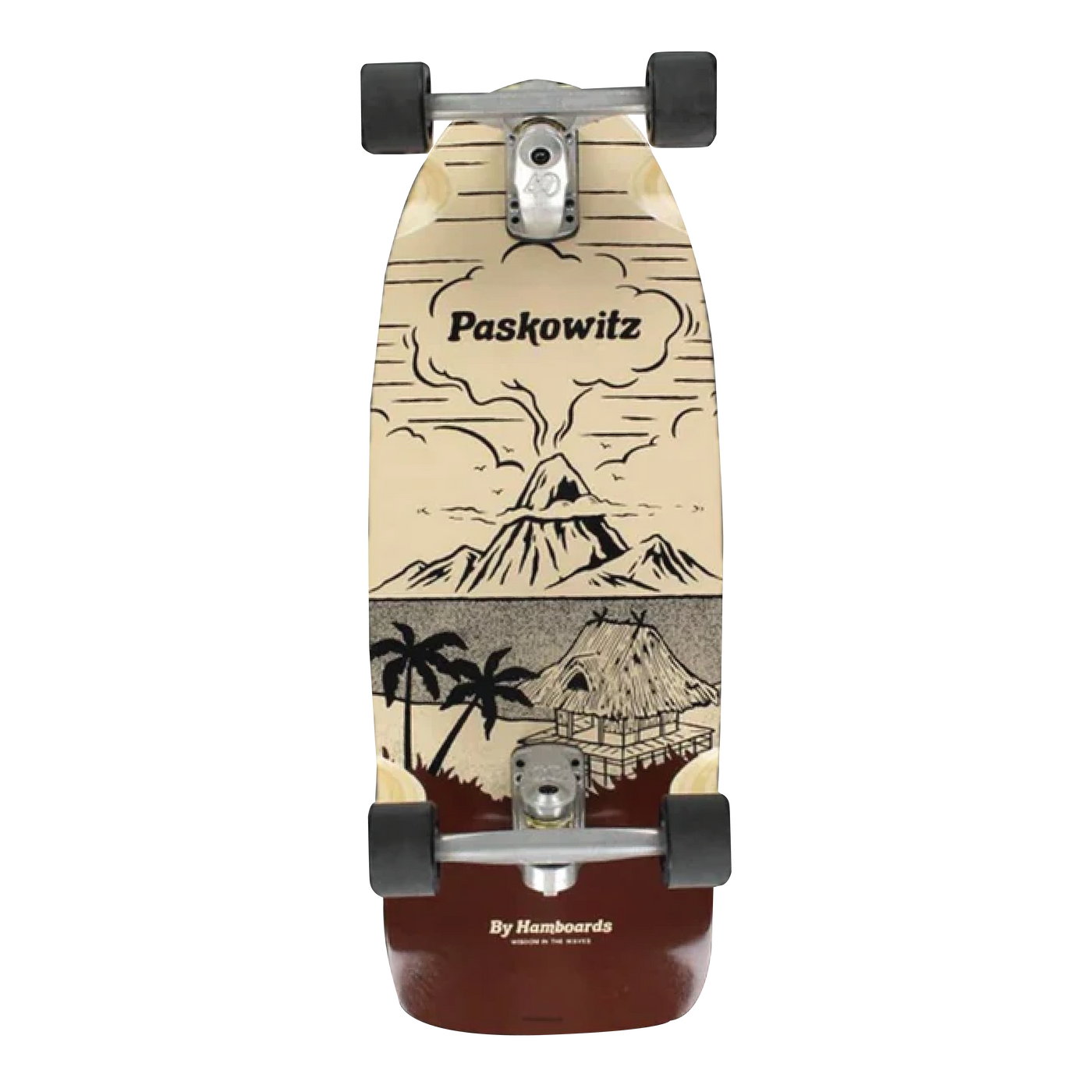 Hamboards Paskowitz Surfskate- Hut Island 30