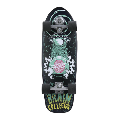 Grand Gopher Surf Skate-Brain Collector Green- 28 Inches (Best Size for Girl)