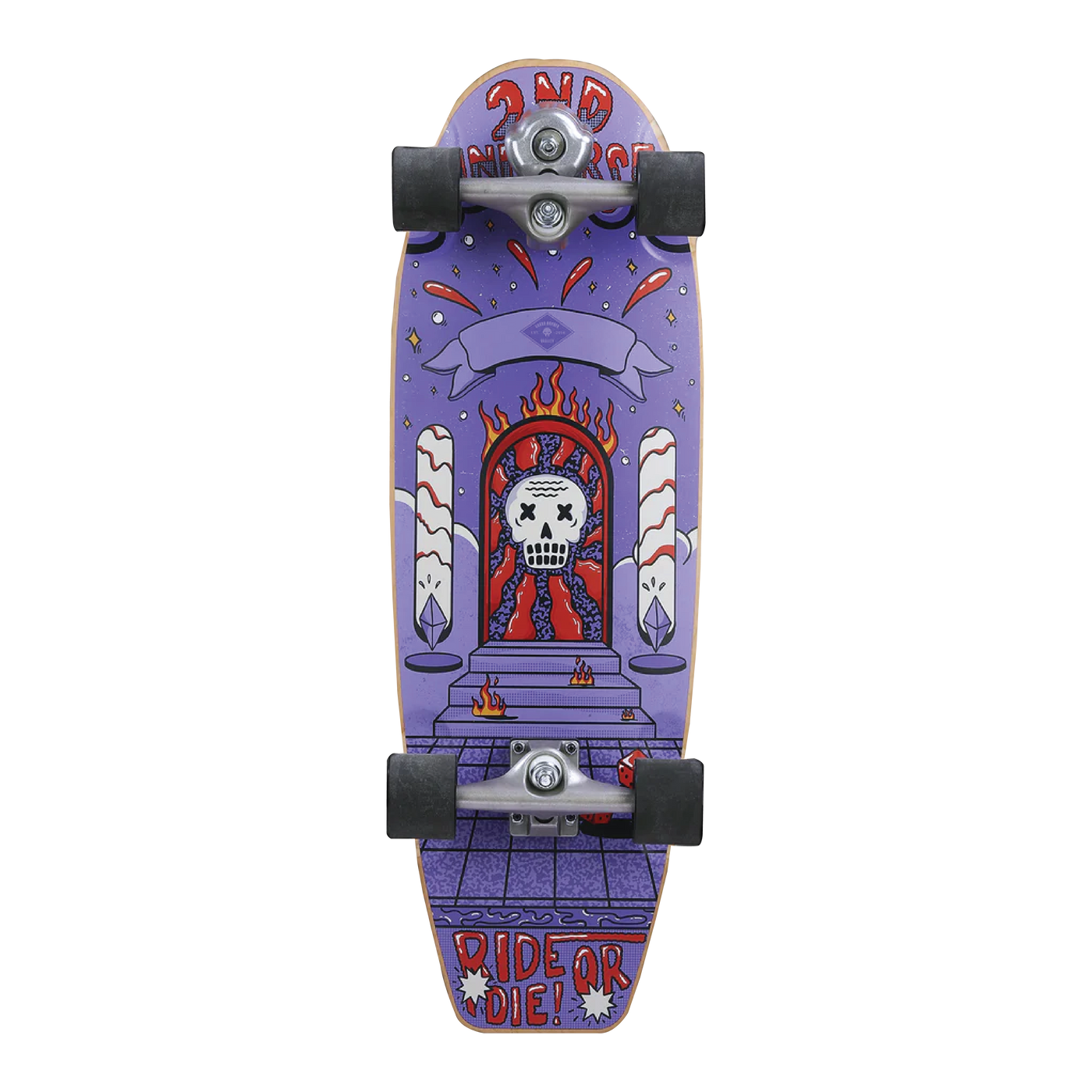 Grand Gopher Surf Skate-2nd Universe Purple 02- 30.5 Inches