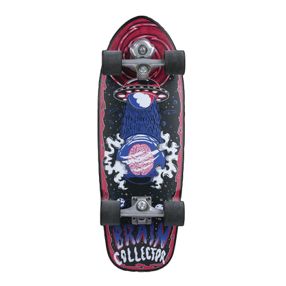 Grand Gopher Surf Skate-Brain Collector RED- 28 Inches (Best Size for Girl)