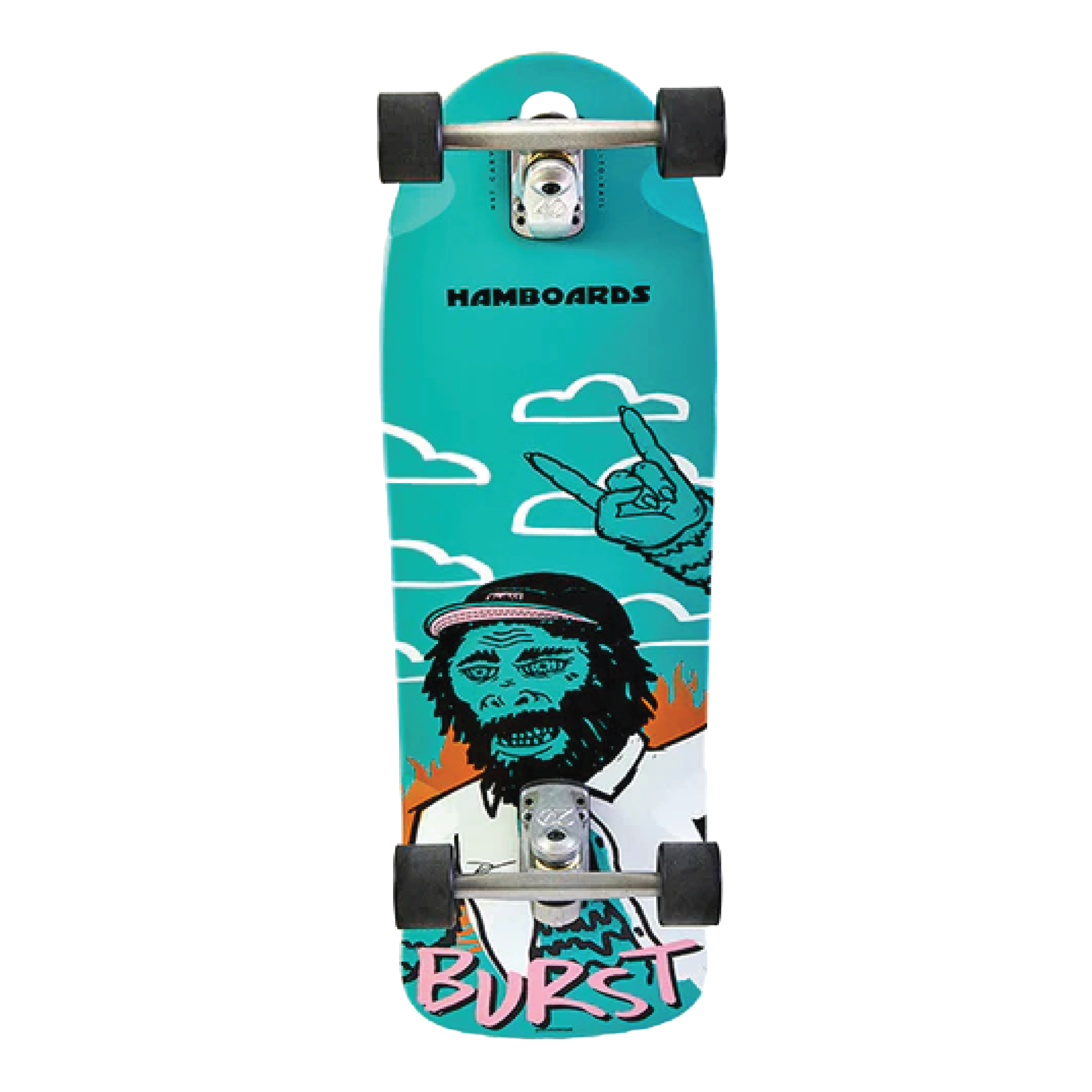 Hamboards Burst Surfskate- Squatch 32