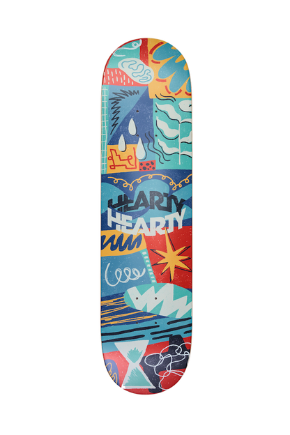 Hearty Skateboard Deck -Tetran Twist