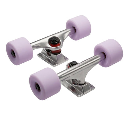 LONGBOARD TRUCK + LAVENDER WHEELS