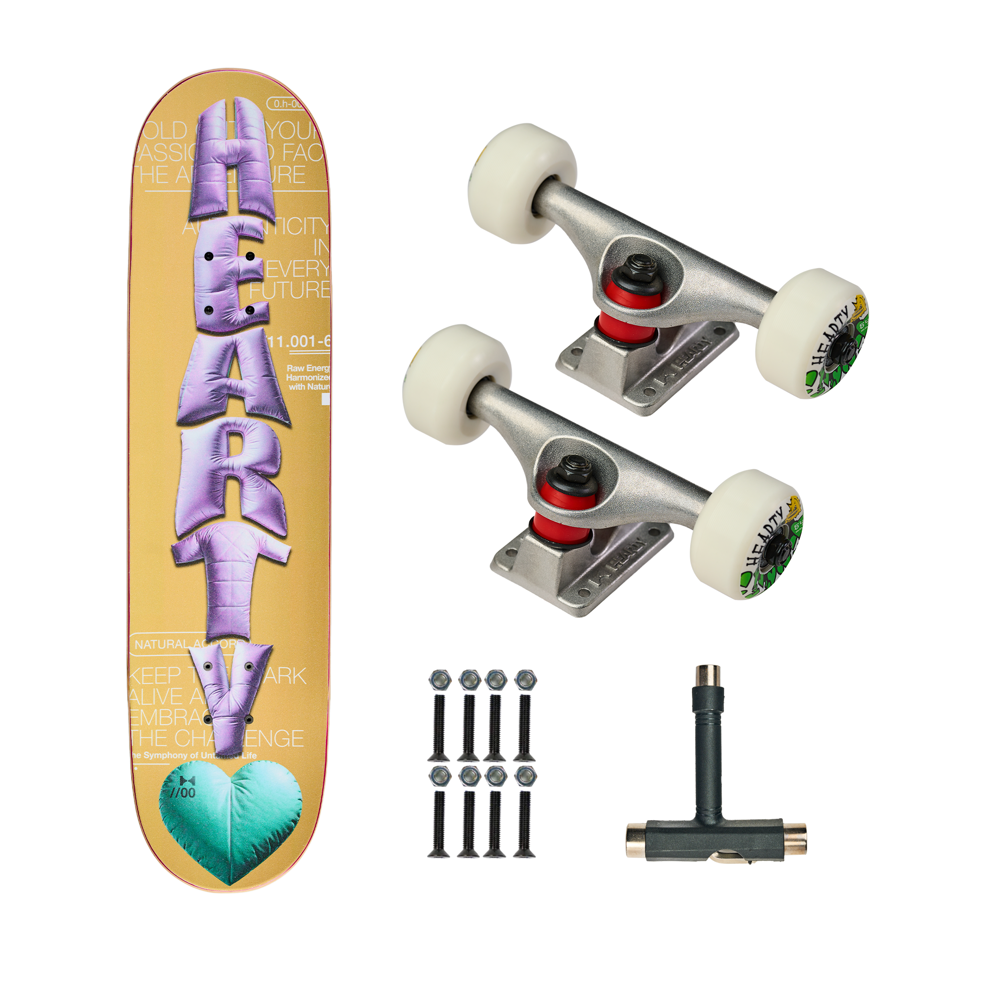 Yellow Urban Vortex - Pro Skateboard