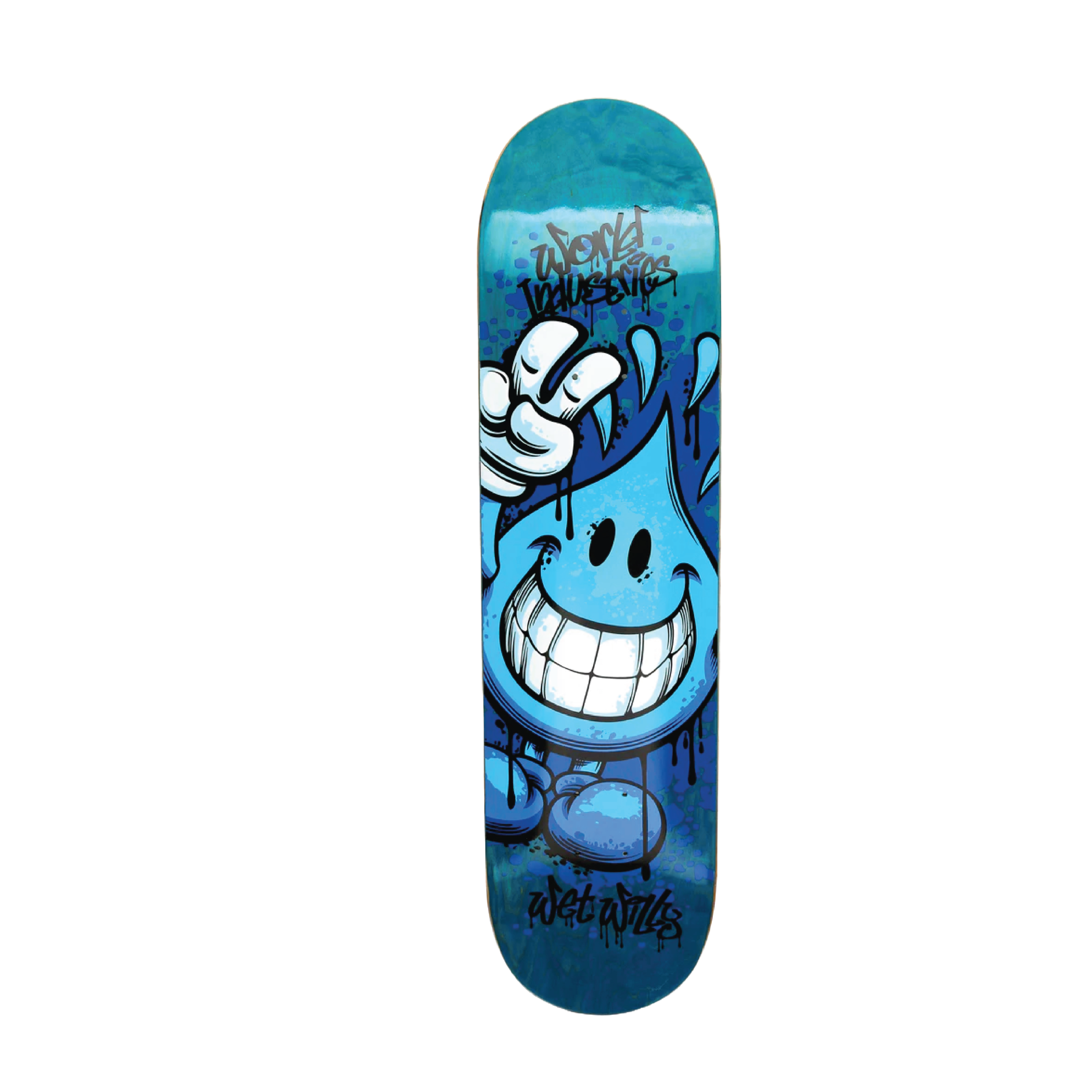 World Industries Deck-Raw Wet Willy 8.0”-Blue
