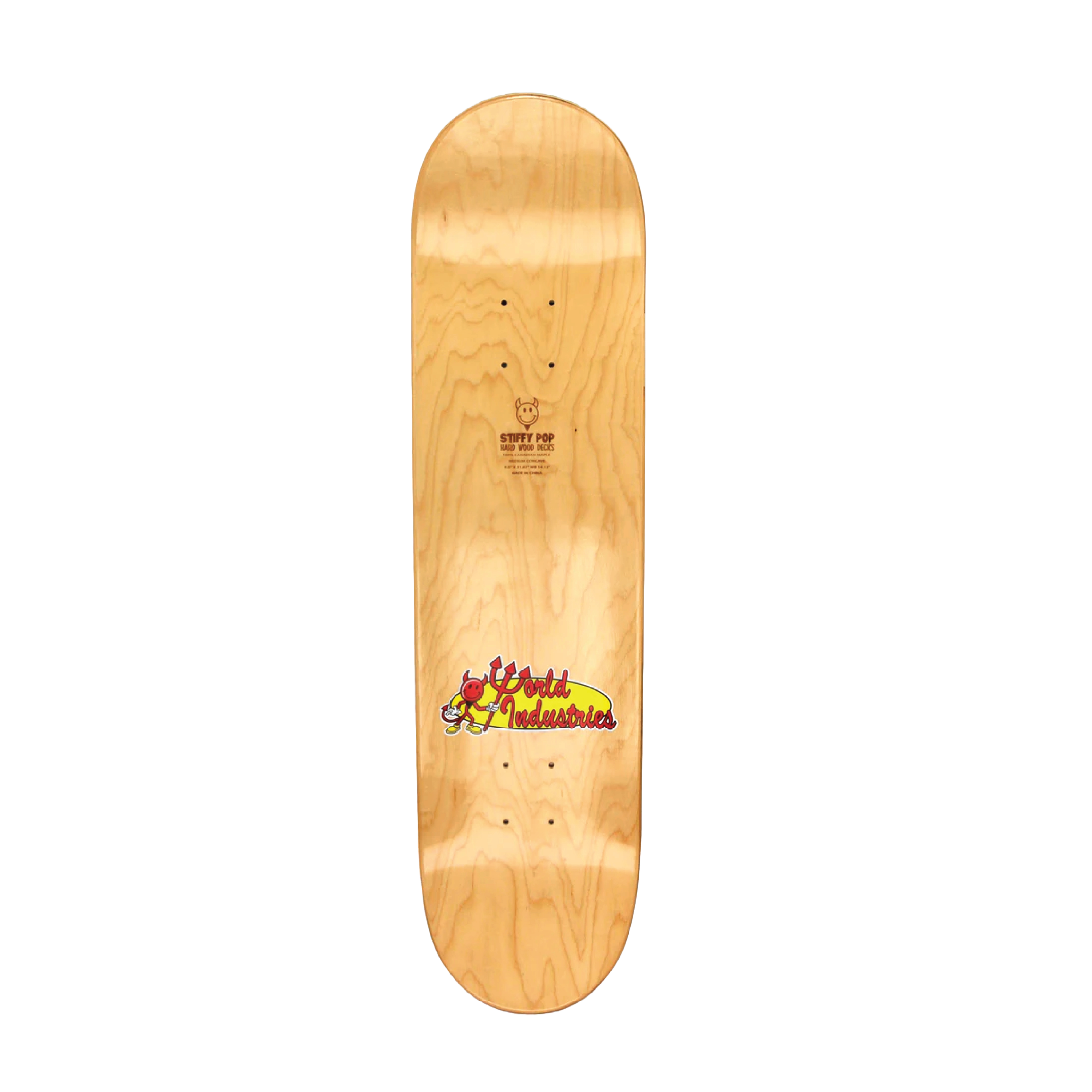World Industries Deck-RawDevilMan 8.0"-Natural