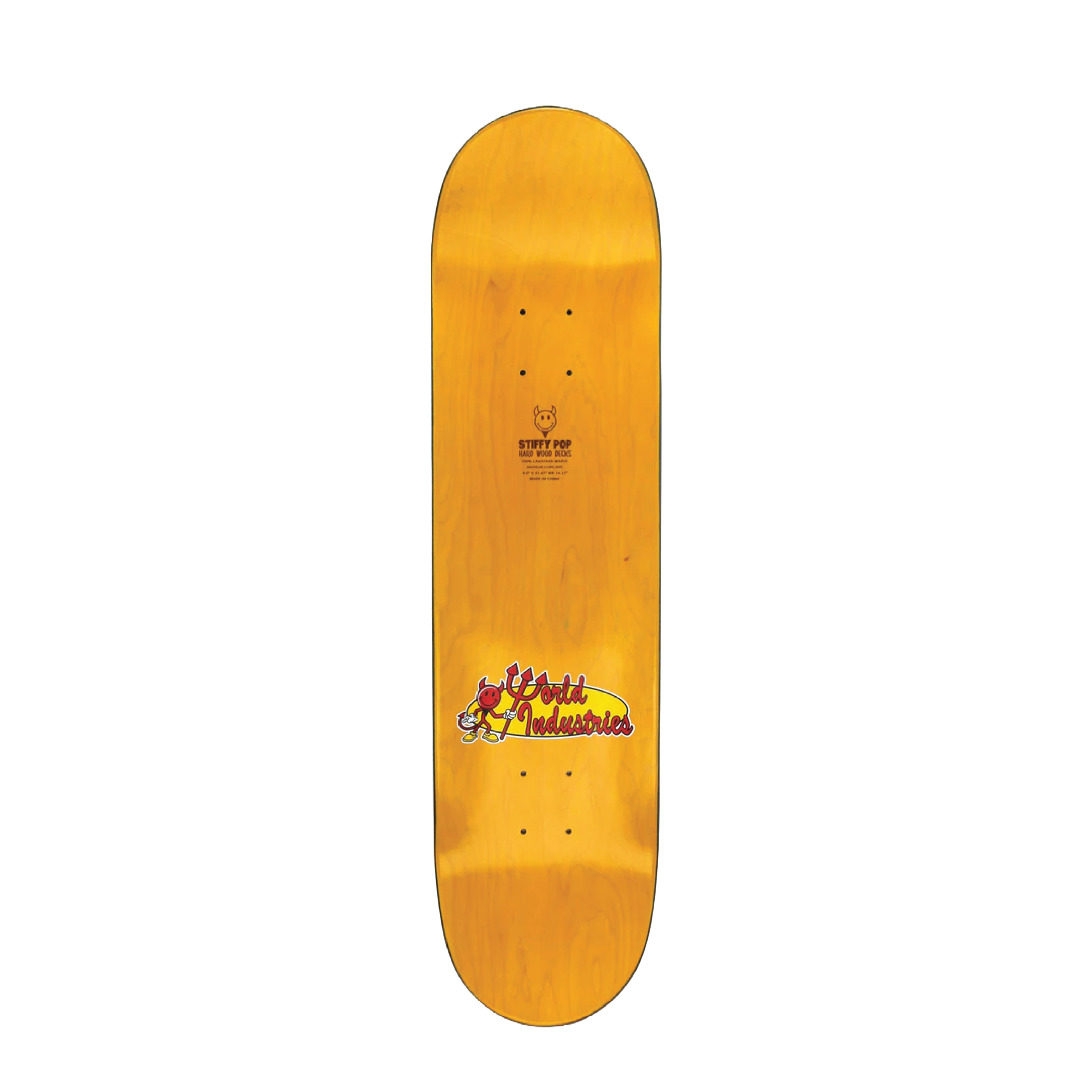 World Industries Deck- Fire World - Yellow  8.0”