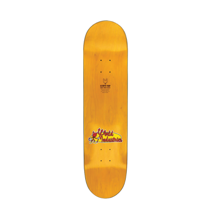 World Industries Deck- Fire World - Yellow  8.0