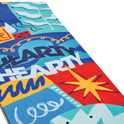 Hearty Skateboard Deck -Tetran Twist