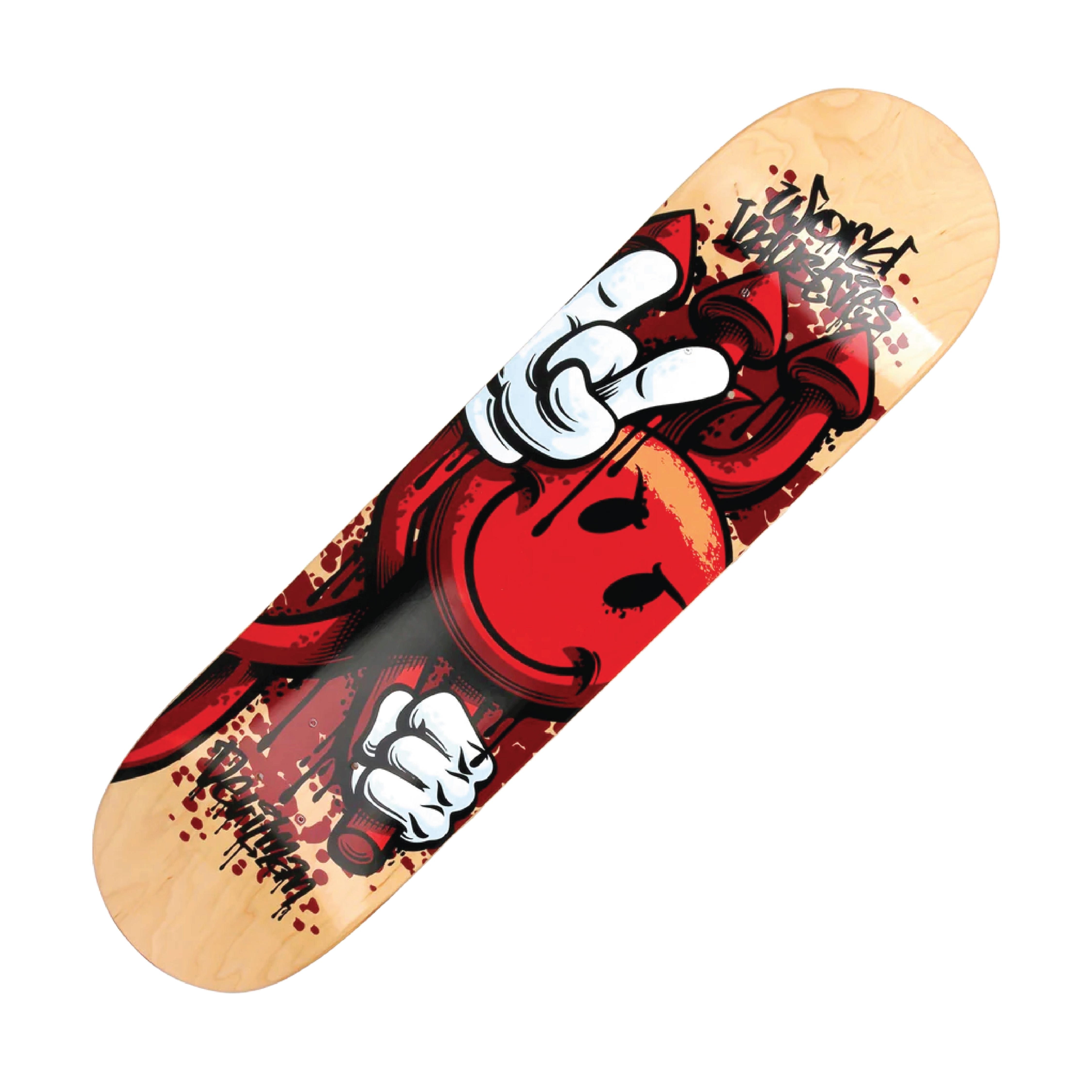 World Industries Deck-RawDevilMan 8.0"-Natural