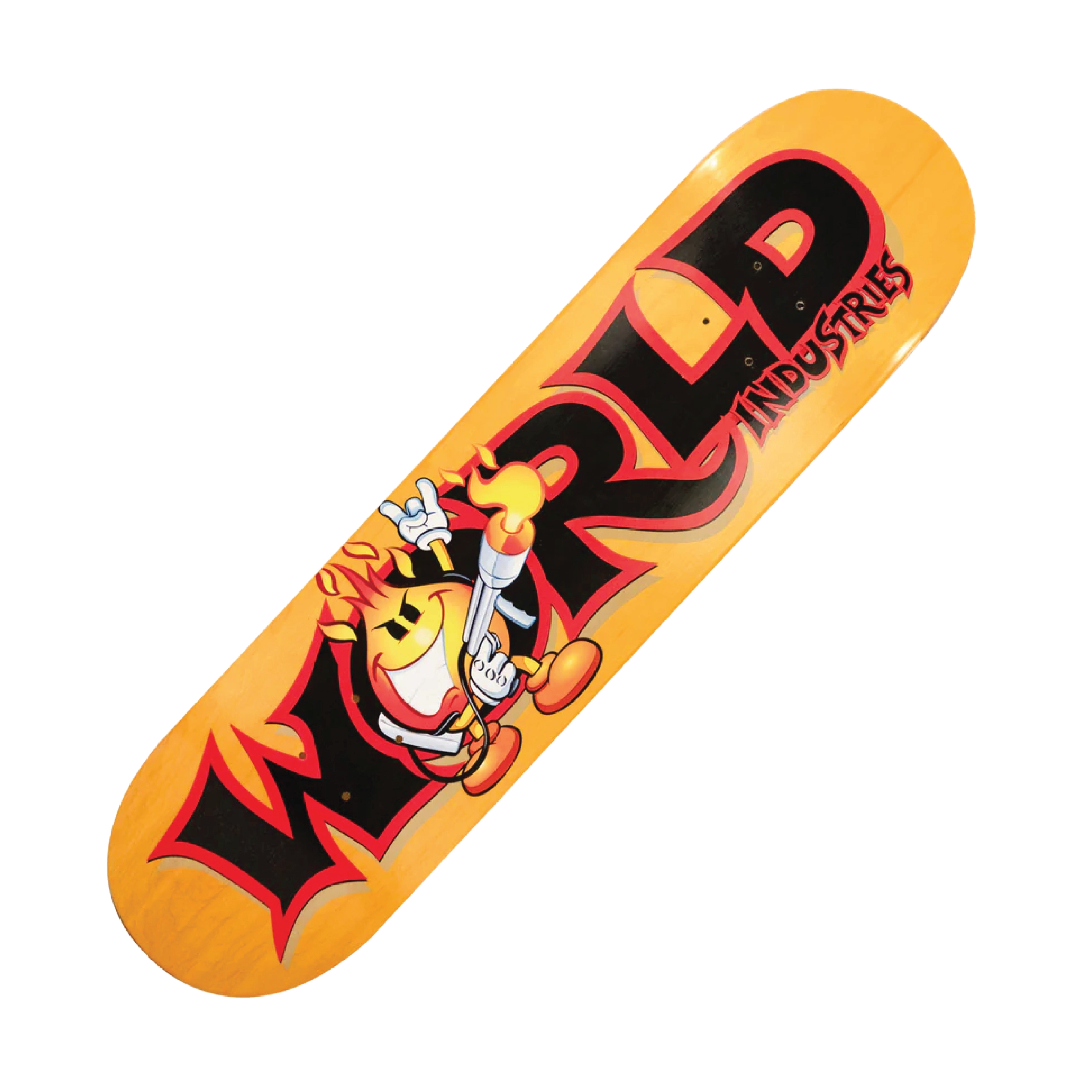 World Industries Deck- Fire World - Yellow  8.0”