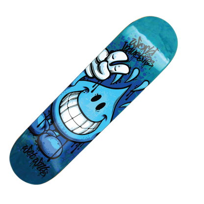 World Industries Deck-Raw Wet Willy 8.0”-Blue