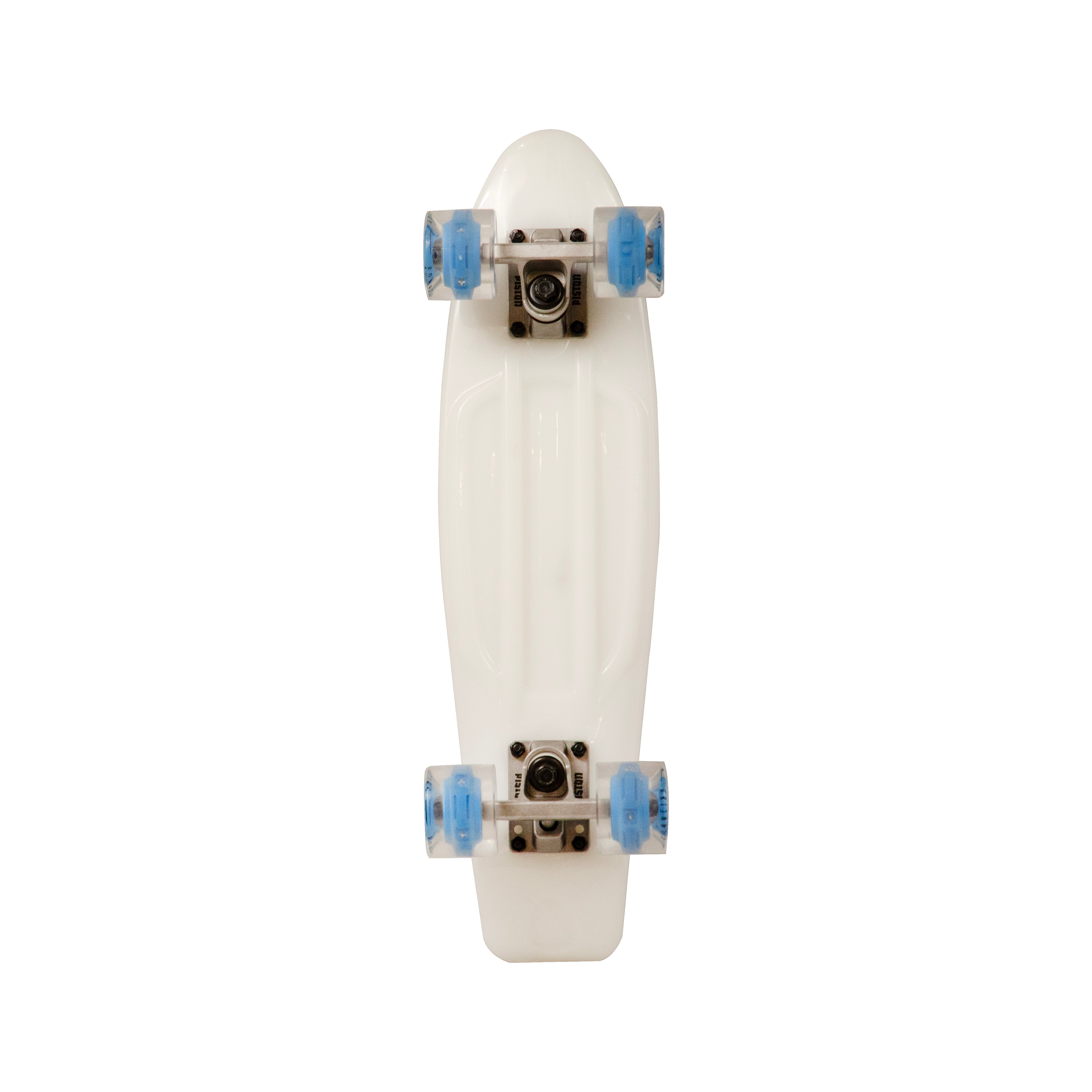Piston PP Skateboards Kids 22 - Glow Worm White/Blue