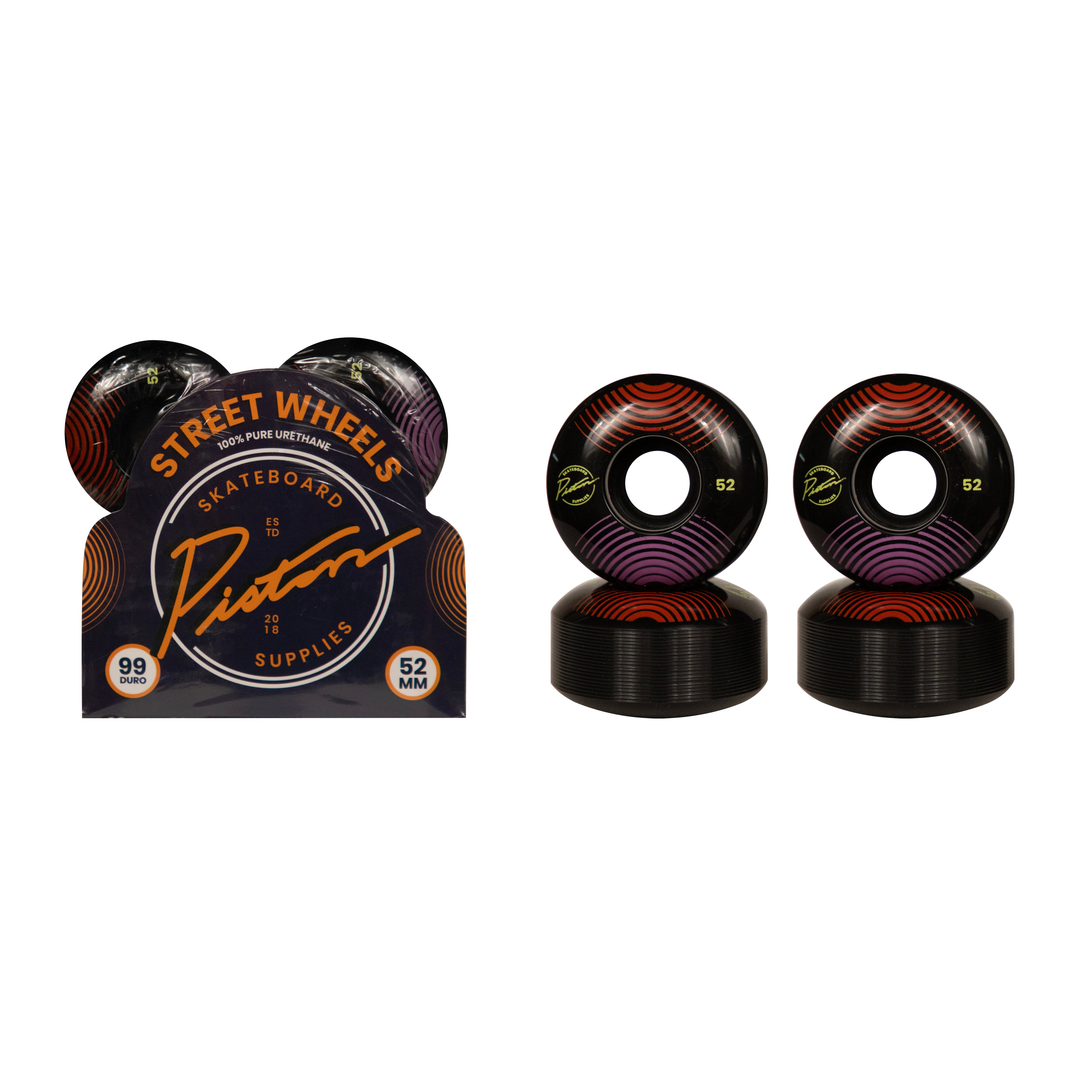 Piston Skateboard Wheels 52mm/Echo