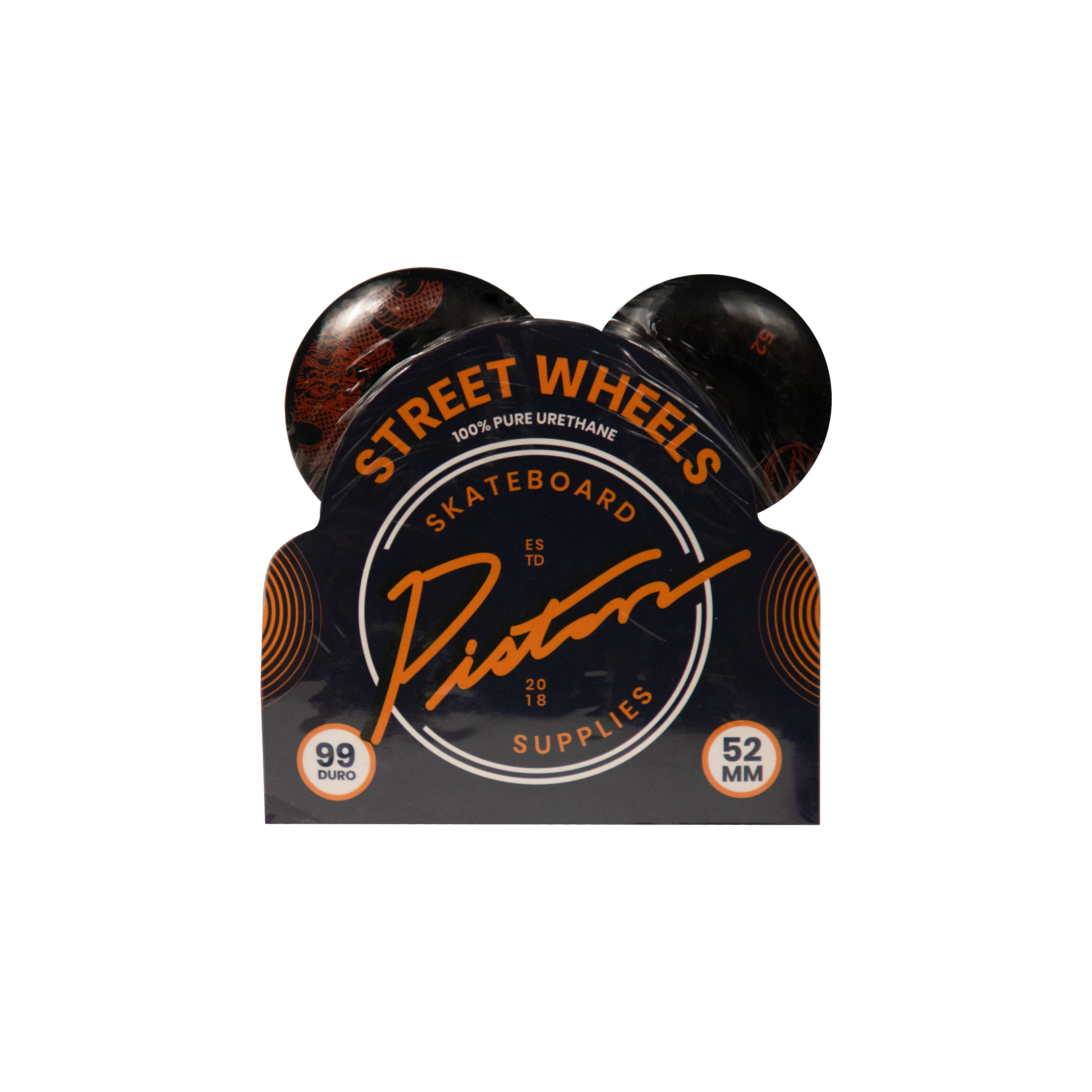 Piston Skateboard Wheels 52mm/Dragon